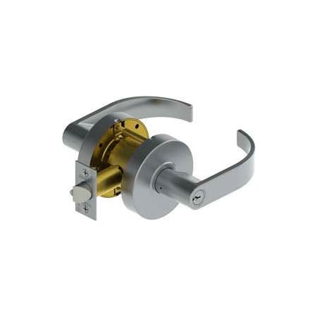 Hager Companies 2570 Grade 2 Cylindrical Lock - Classroom 2-3/4" Us26d Arc Nc Asa Ic 257002N26D000A0NA00C